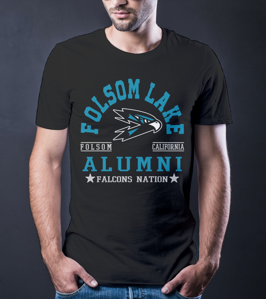 Folsom Lake College Alumni Falcons Nation California T-Shirt