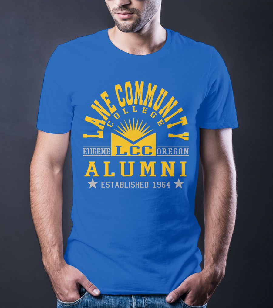 Lane Community College LCC Alumni Eugene Oregon Established 1964 T-Shirt