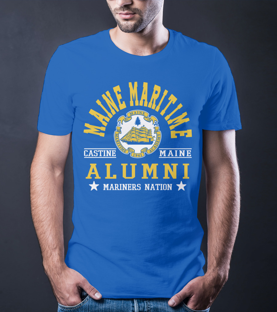 Maine Maritime Academy Castine Alumni Mariners Nation T-Shirt