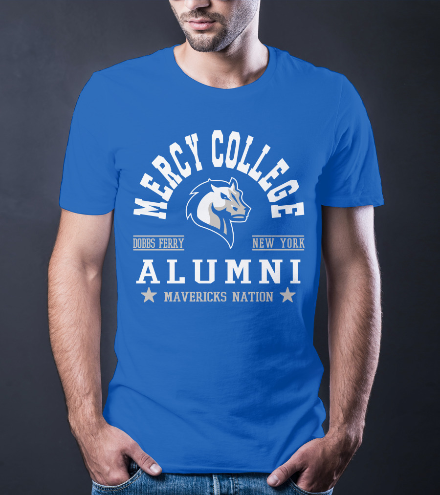 Mercy College Alumni Mavericks Nation Dobbs Ferry New York T-Shirt