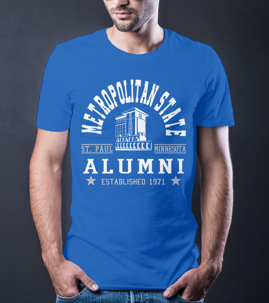 Metropolitan State Alumni St. Paul Minnesota Established 1971 T-Shirt