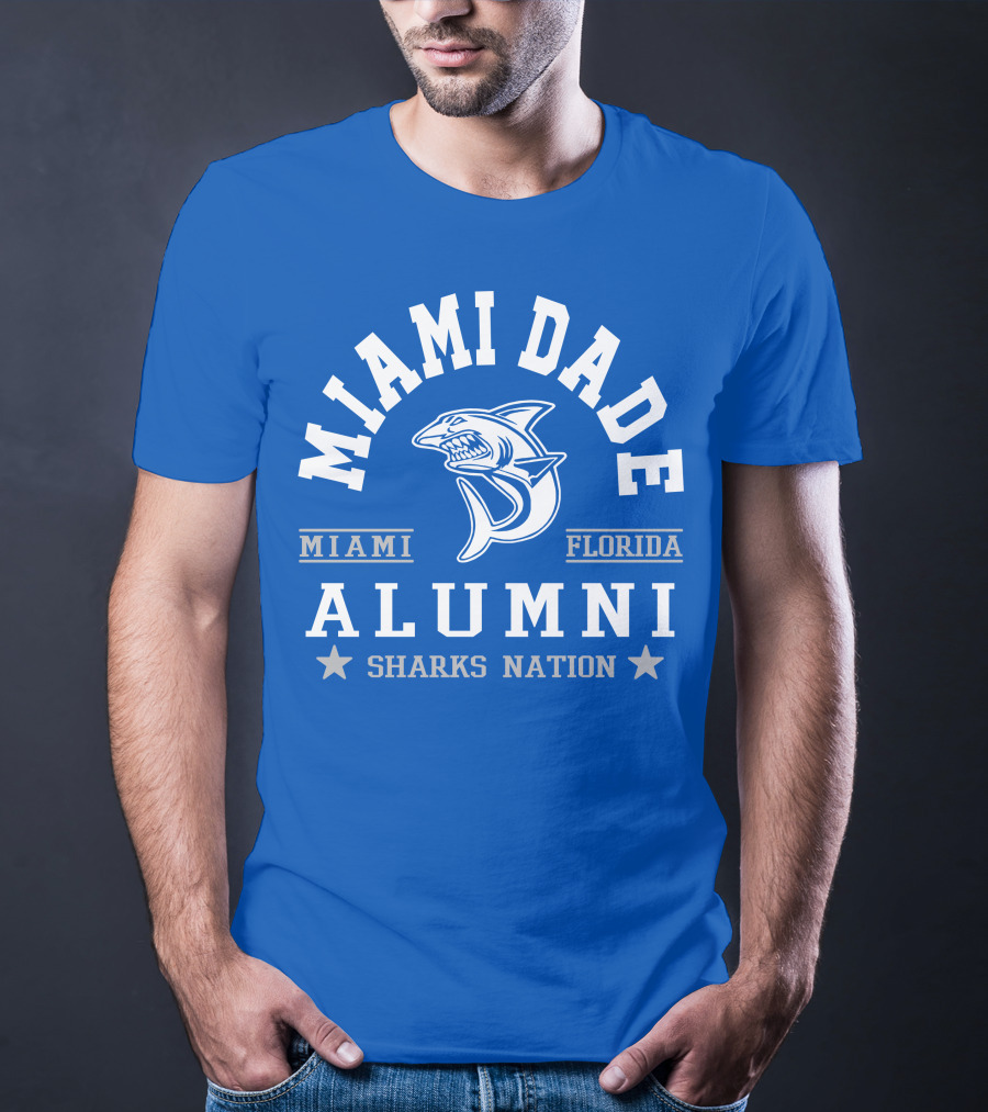 Miami Dade Florida Alumni Sharks Nation T-Shirt