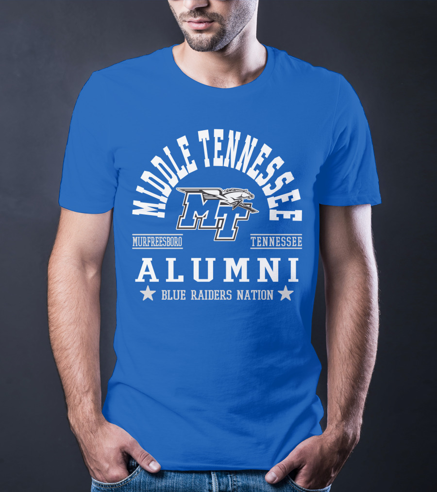Middle Tennessee Alumni Murfreesboro Tennessee Blue Raiders Nation T-Shirt