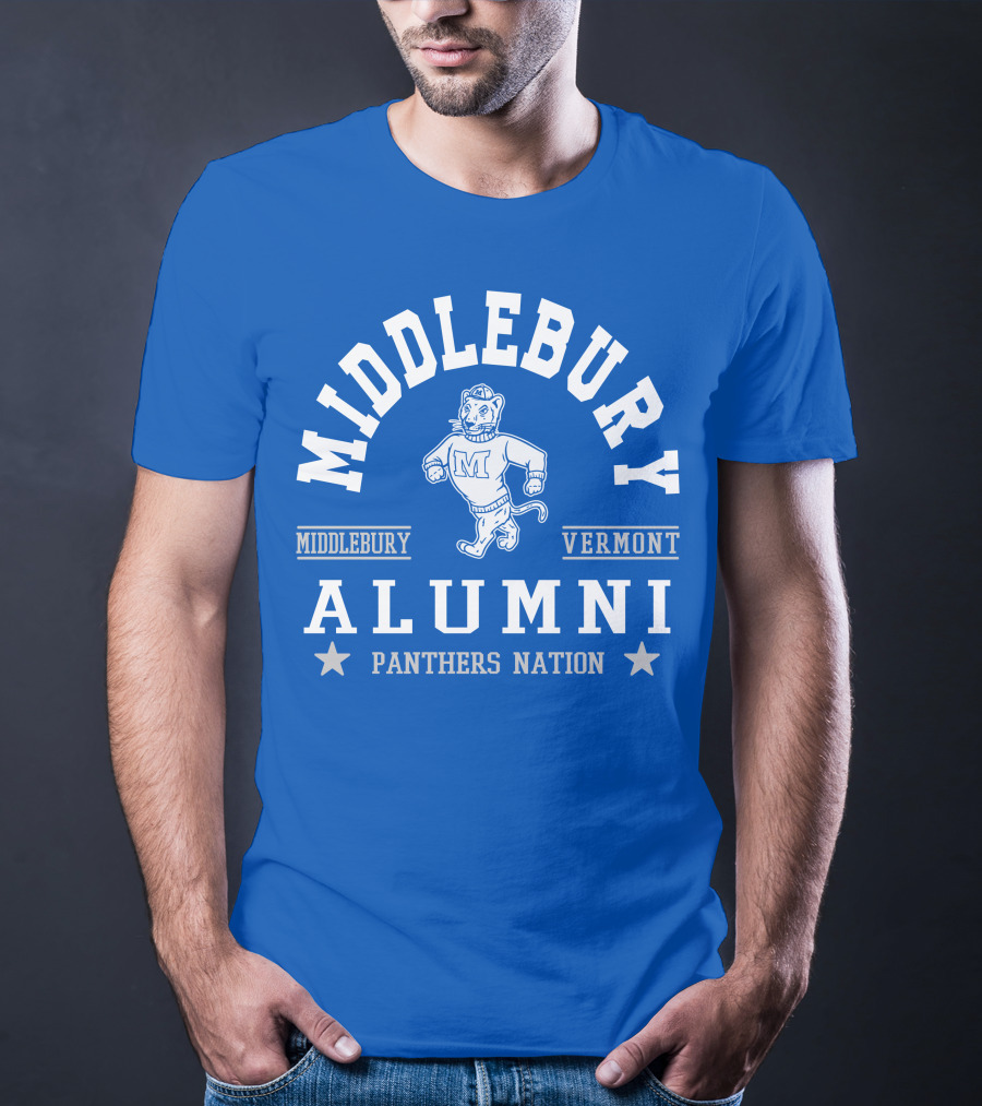 Middlebury Vermont Alumni Panthers Nation T-Shirt