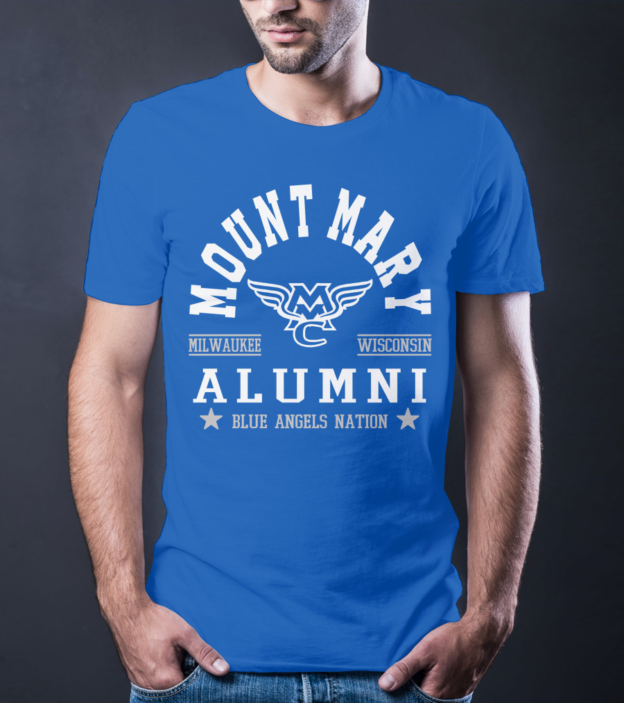 Mount Mary Milwaukee Wisconsin Alumni Blue Angels Nation T-Shirt