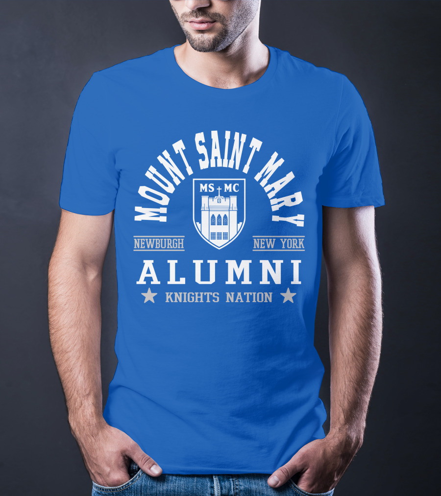 Mount Saint Mary College Alumni Knights Nation Newburgh New York T-Shirt