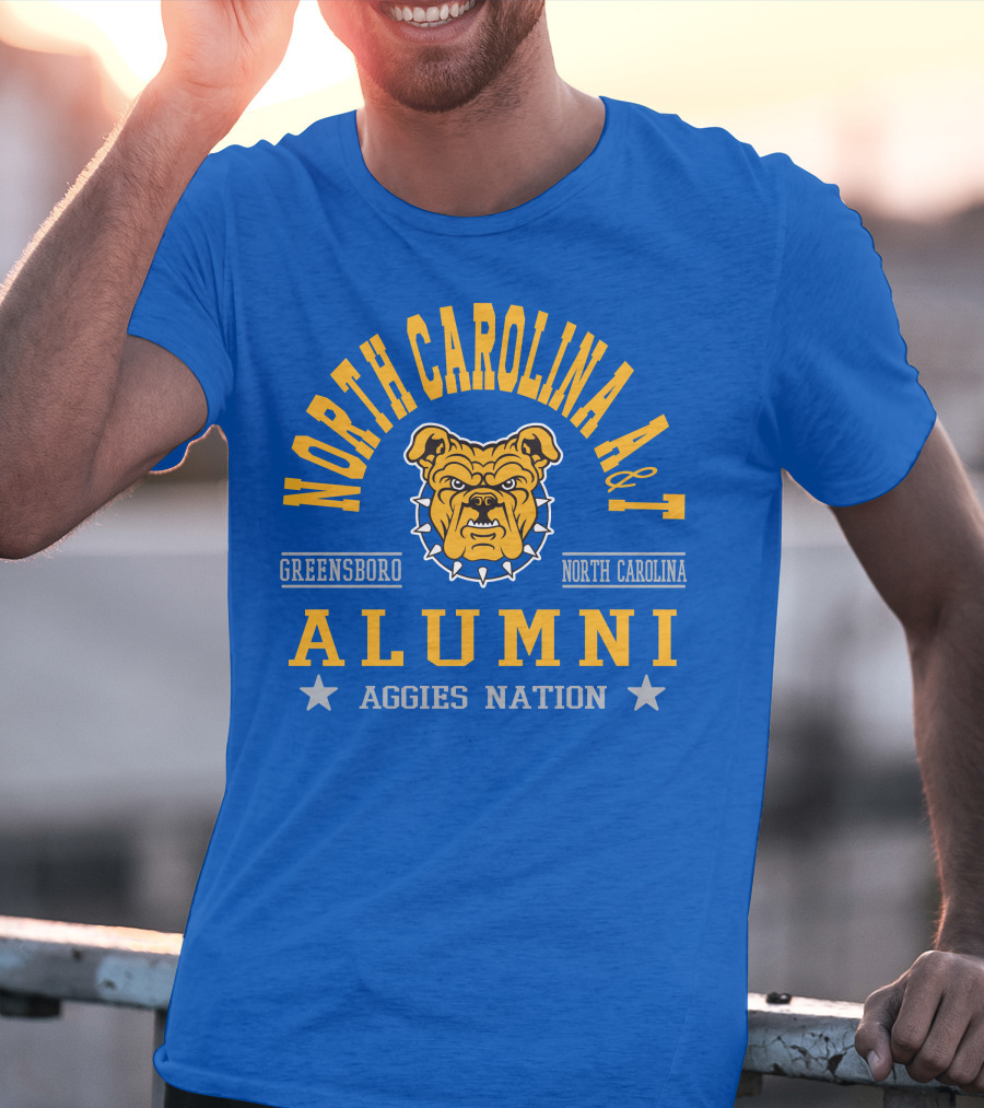 North Carolina A&T Alumni Aggies Nation Greensboro North Carolina T-Shirt