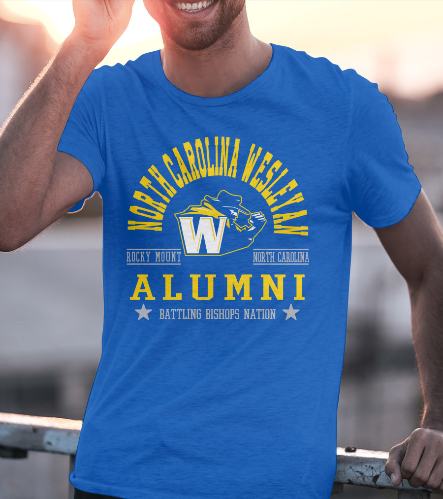 North Carolina Wesleyan Rocky Mount Alumni Battling Bishops Nation T-Shirt