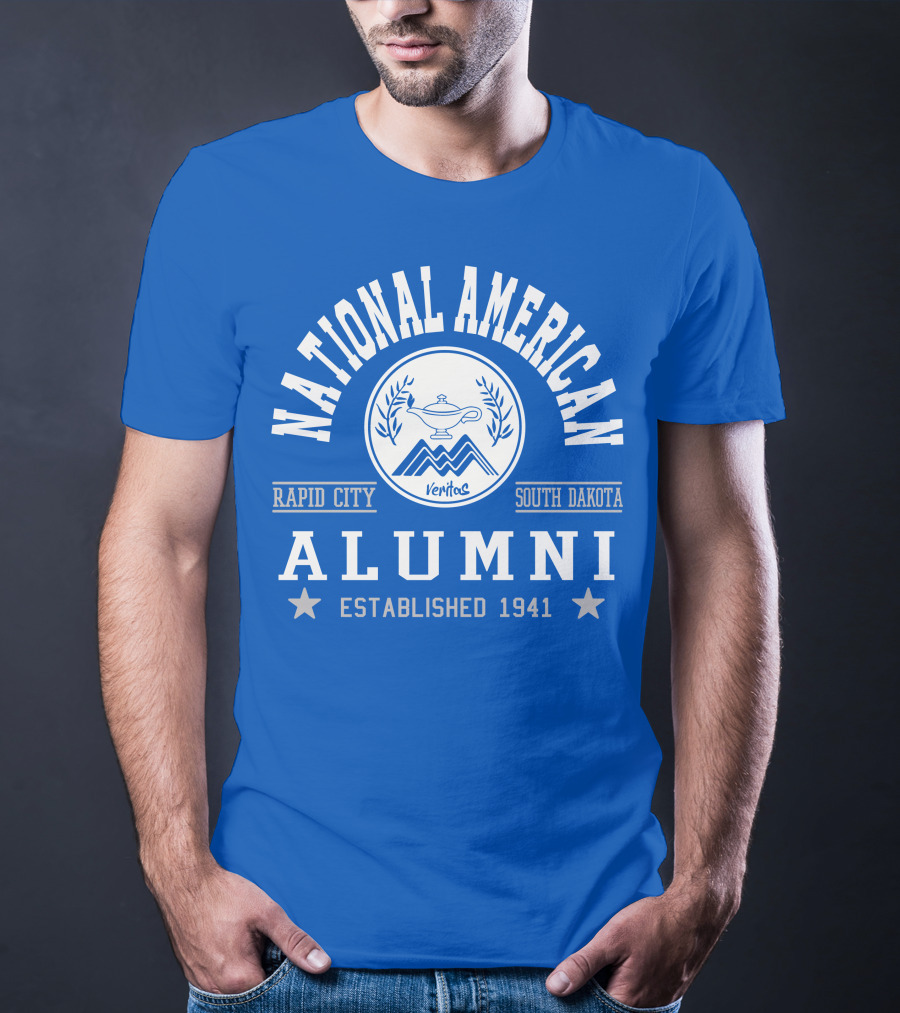 National American University Alumni Rapid City South Dakota Established 1941 T-Shirt