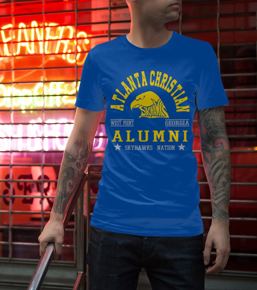 Atlanta Christian Skyhawks Georgia West Point Alumni Nation T-Shirt