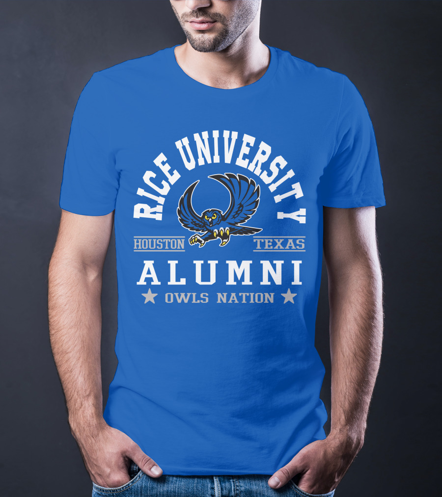 Rice University Houston Texas Alumni Owls Nation T-Shirt