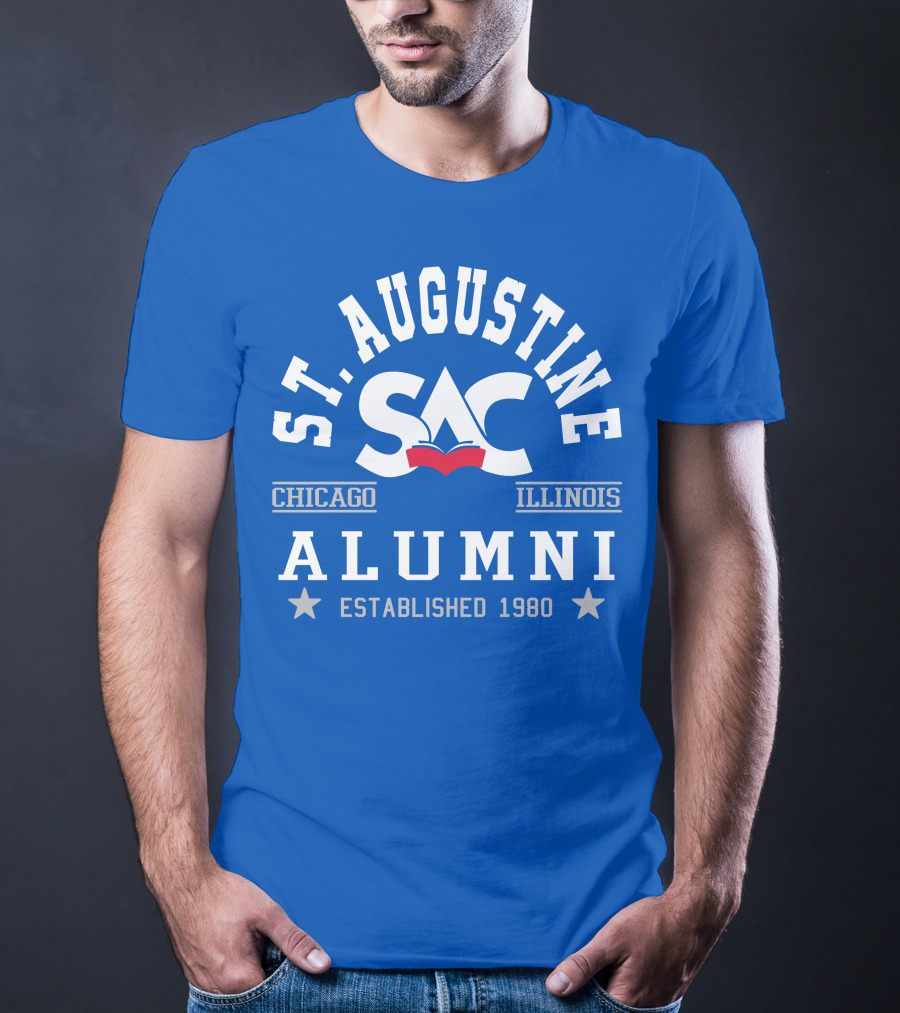 St. Augustine College Alumni Chicago Illinois SAC Established 1980 T-Shirt