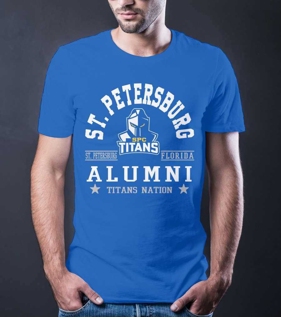 St Petersburg Florida SPC Titans Alumni Nation T-Shirt