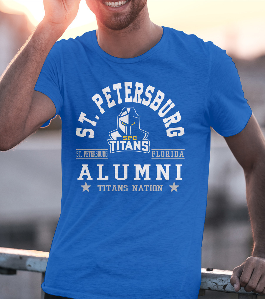 St Petersburg Florida SPC Titans Alumni Nation T-Shirt