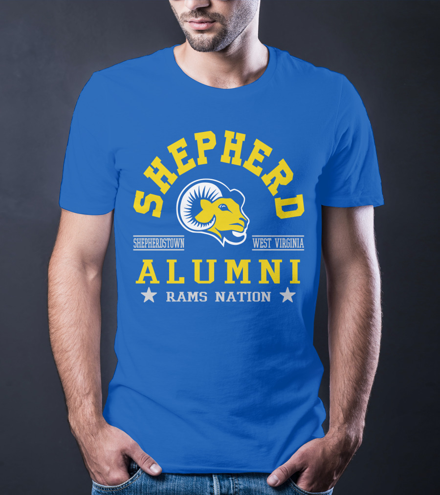 Shepherd Alumni Shepherdstown West Virginia Rams Nation T-Shirt