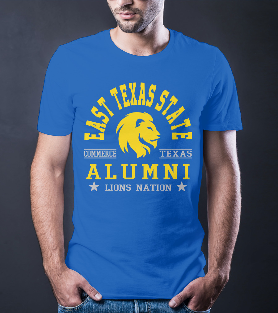 East Texas State Alumni Commerce Texas Lions Nation T-Shirt