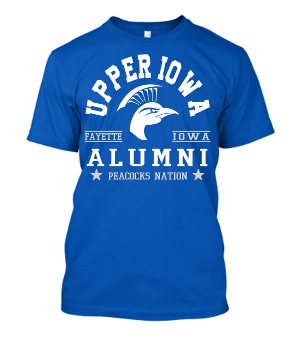 Upper Iowa Alumni Fayette Peacocks Nation T-Shirt