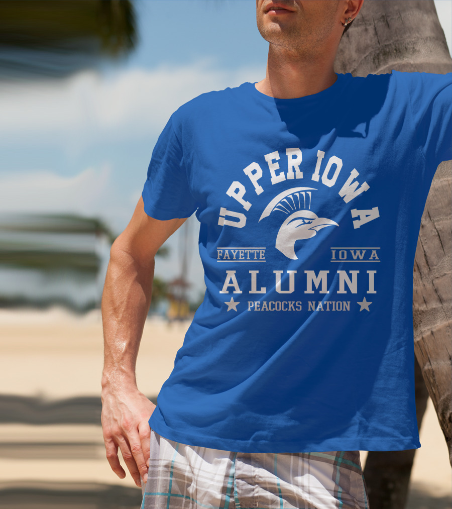 Upper Iowa Alumni Fayette Peacocks Nation T-Shirt