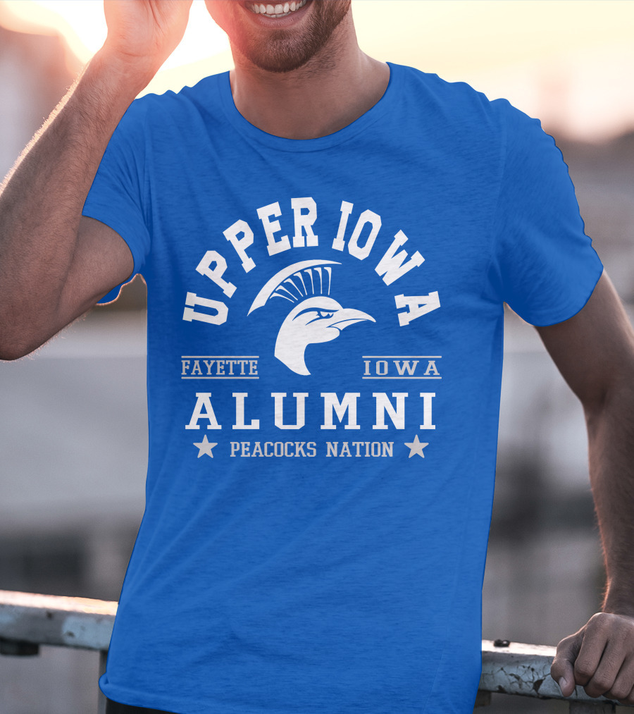 Upper Iowa Alumni Fayette Peacocks Nation T-Shirt
