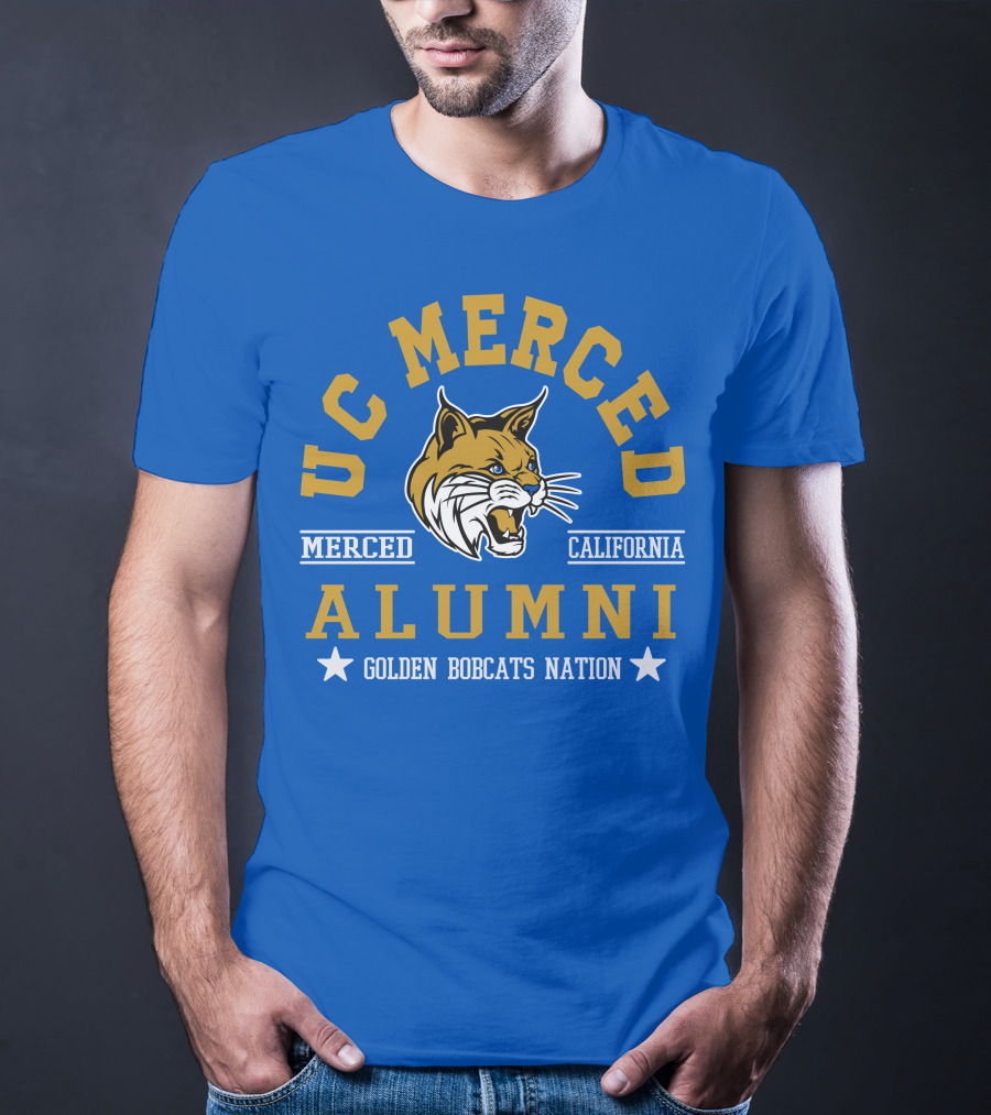 UC Merced Alumni Golden Bobcats Nation Merced California T-Shirt