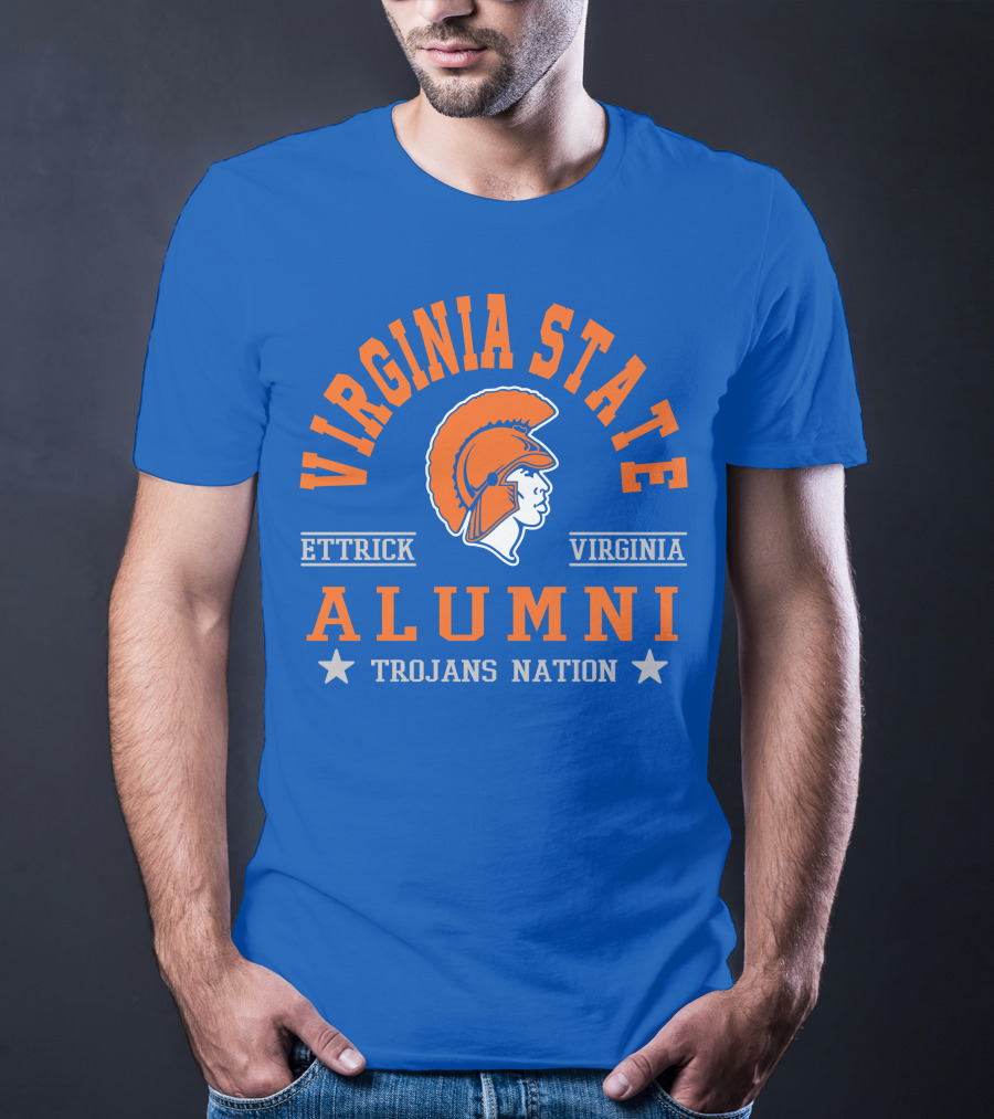 Virginia State Ettrick Alumni Trojans Nation T-Shirt