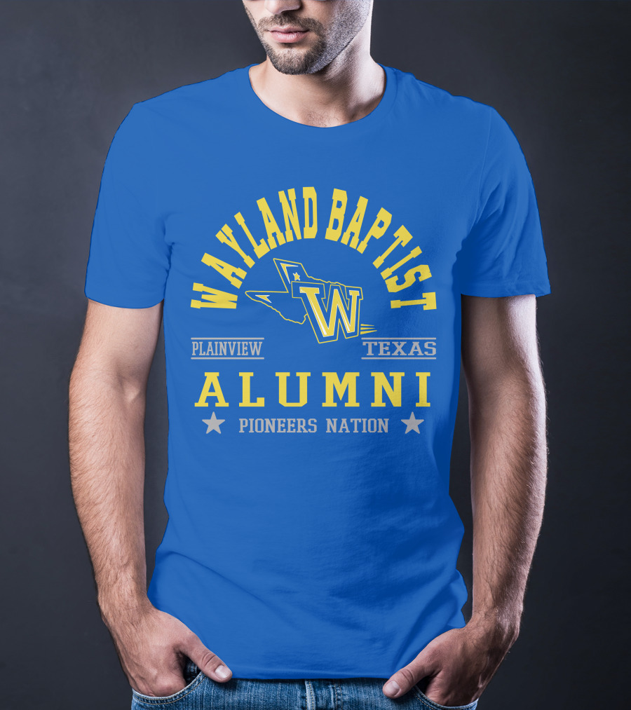Wayland Baptist Alumni Pioneers Nation Plainview Texas T-Shirt