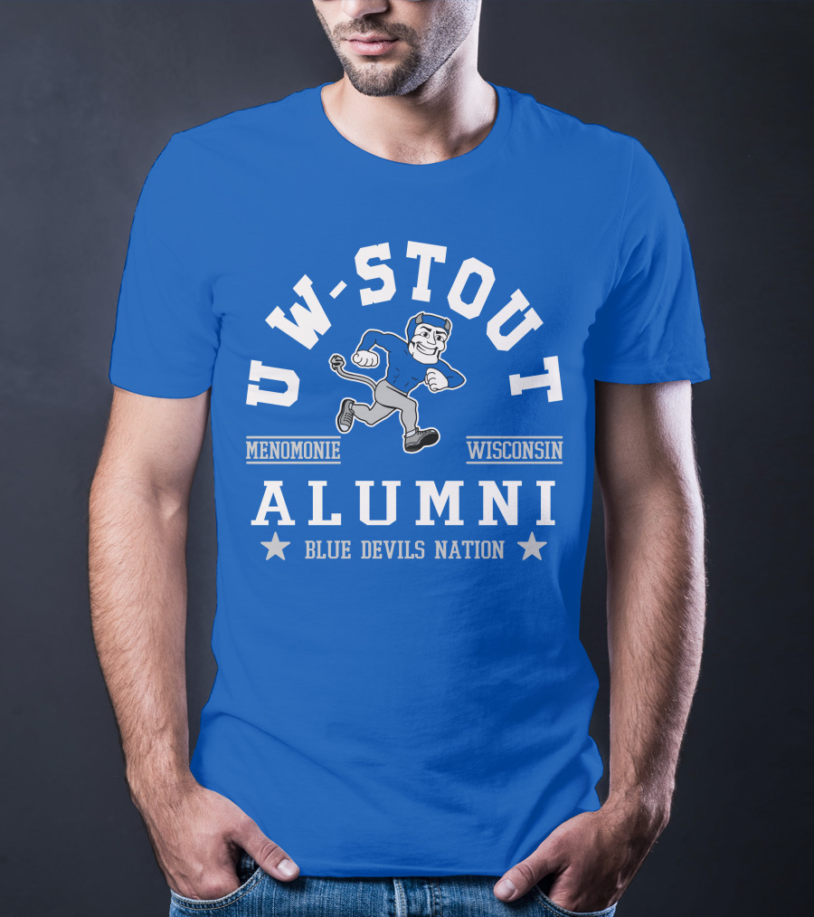 UW-Stout Alumni Blue Devils Nation Menomonie Wisconsin T-Shirt