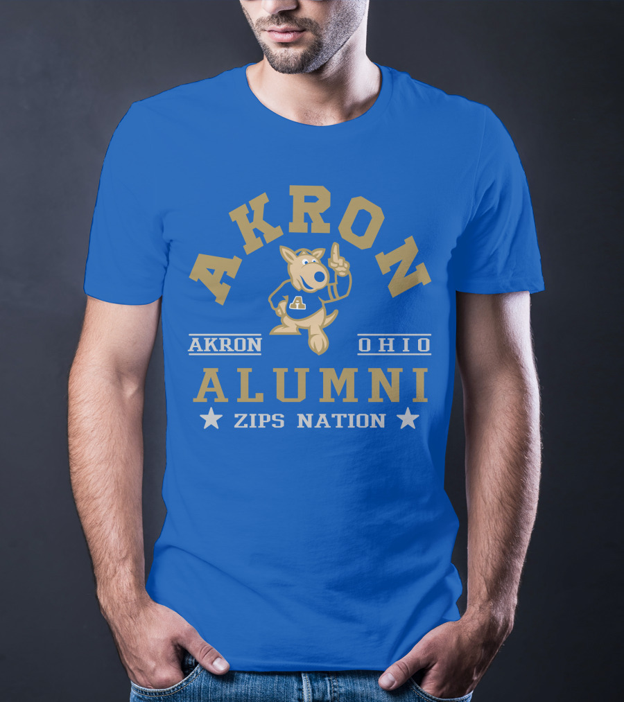 Akron Ohio Alumni Zips Nation T-Shirt