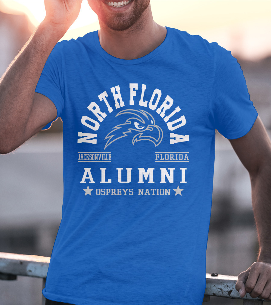 North Florida Alumni Ospreys Nation Jacksonville Florida T-Shirt