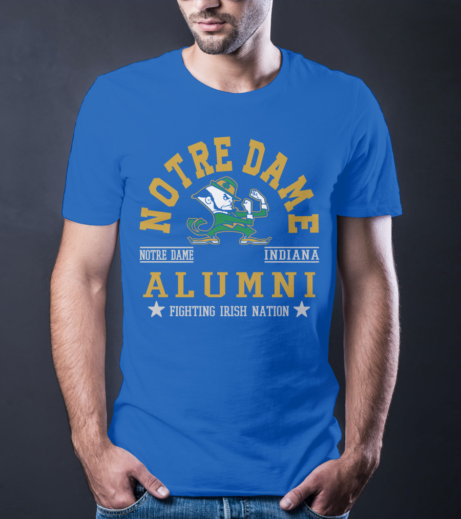 Notre Dame Indiana Alumni Fighting Irish Nation T-Shirt