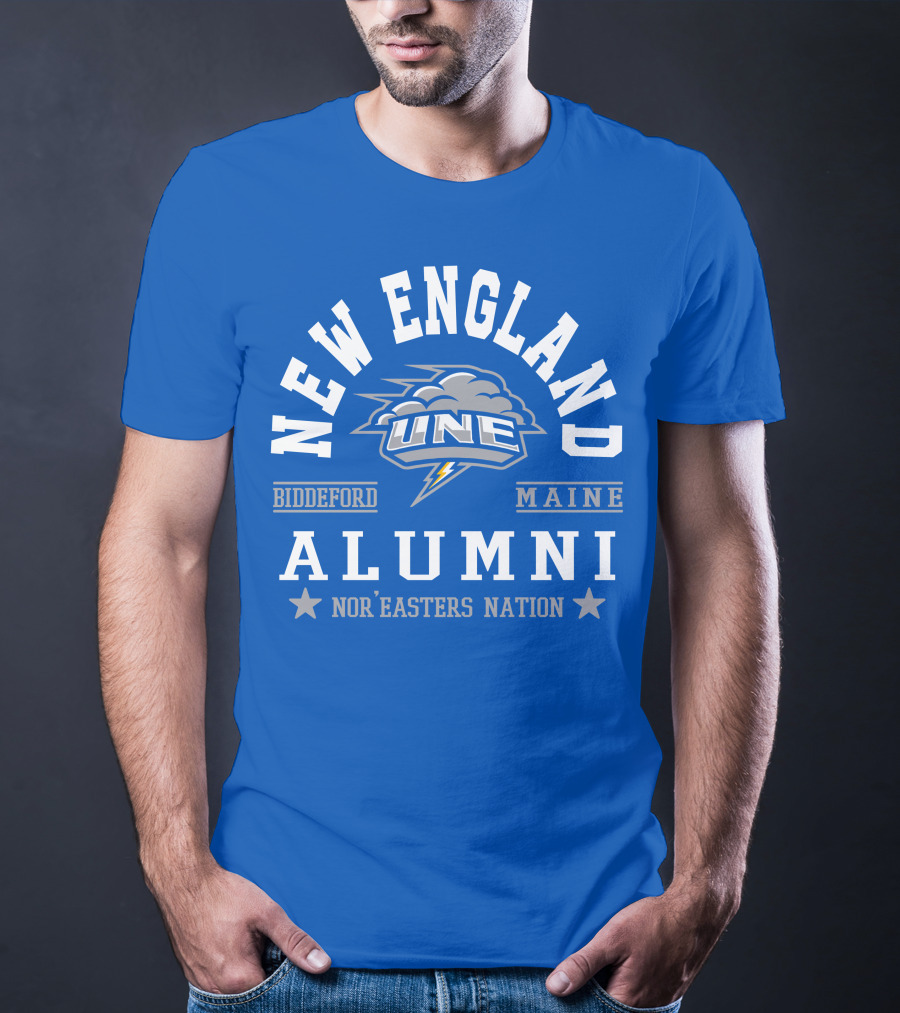 New England UNE Alumni Biddeford Maine Nor'easters Nation T-Shirt