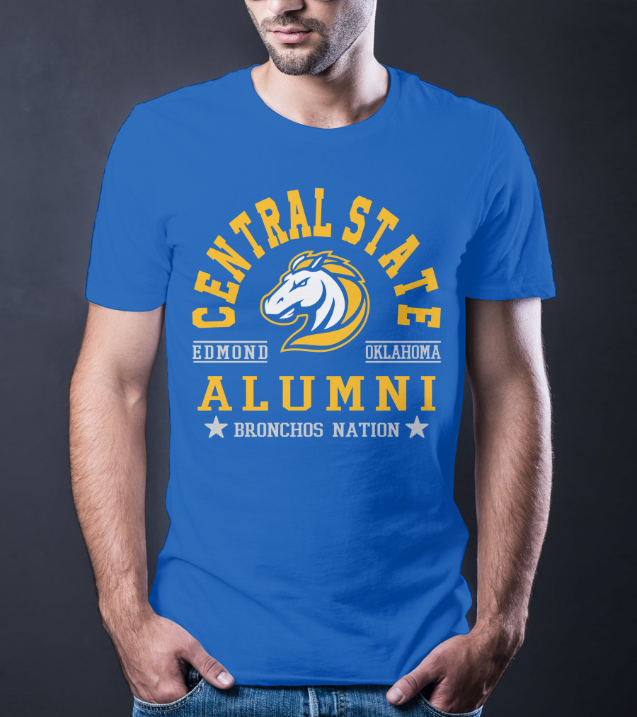 Central State Alumni Edmond Oklahoma Bronchos Nation T-Shirt