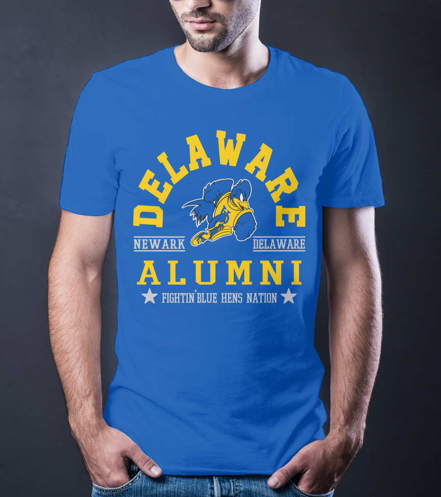 Delaware Newark Alumni Fightin' Blue Hens Nation T-Shirt