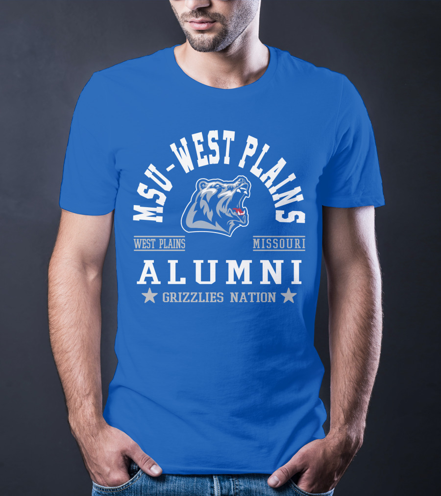 MSU–West Plains Missouri Alumni Grizzlies Nation T-Shirt