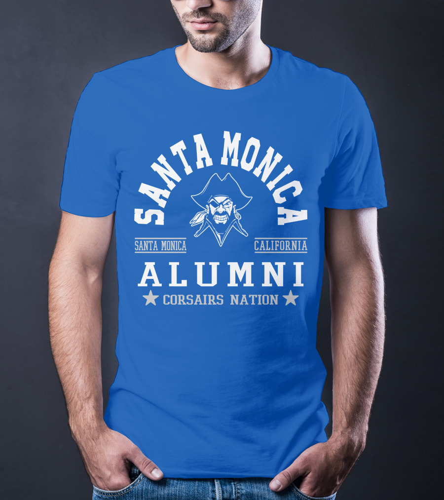 Santa Monica California Alumni Corsairs Nation T-Shirt