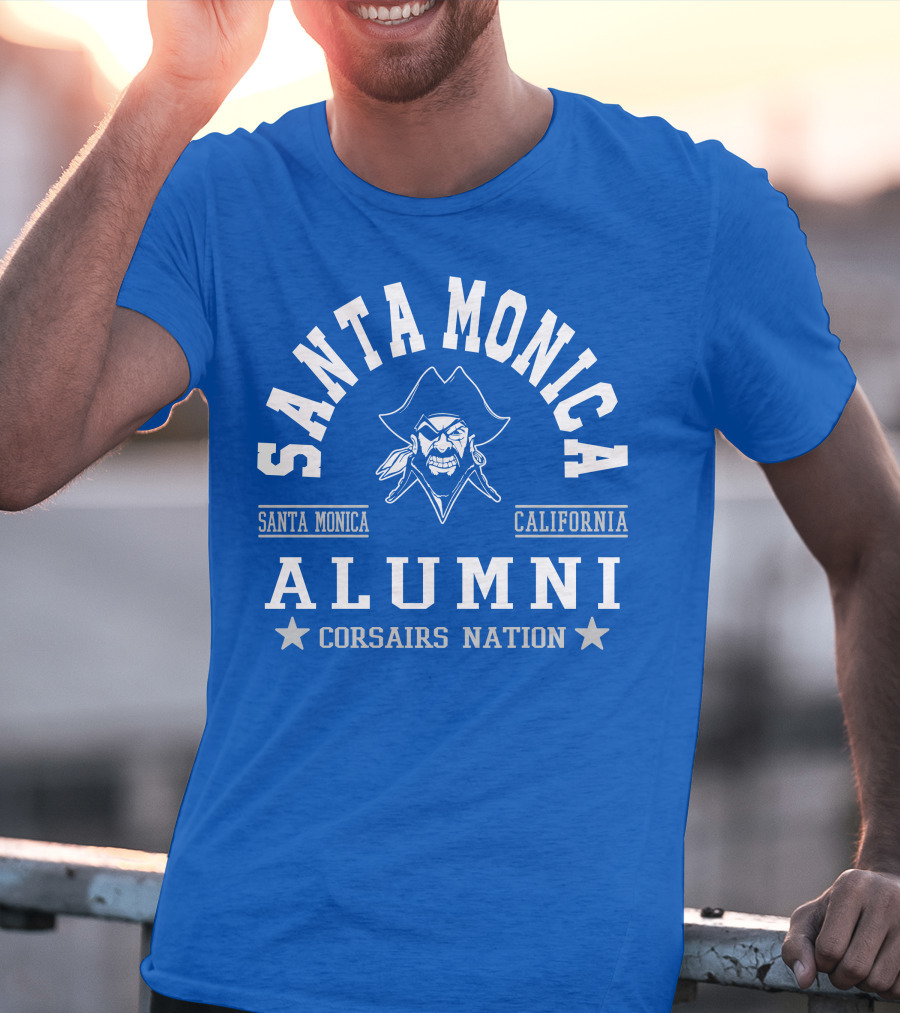 Santa Monica California Alumni Corsairs Nation T-Shirt