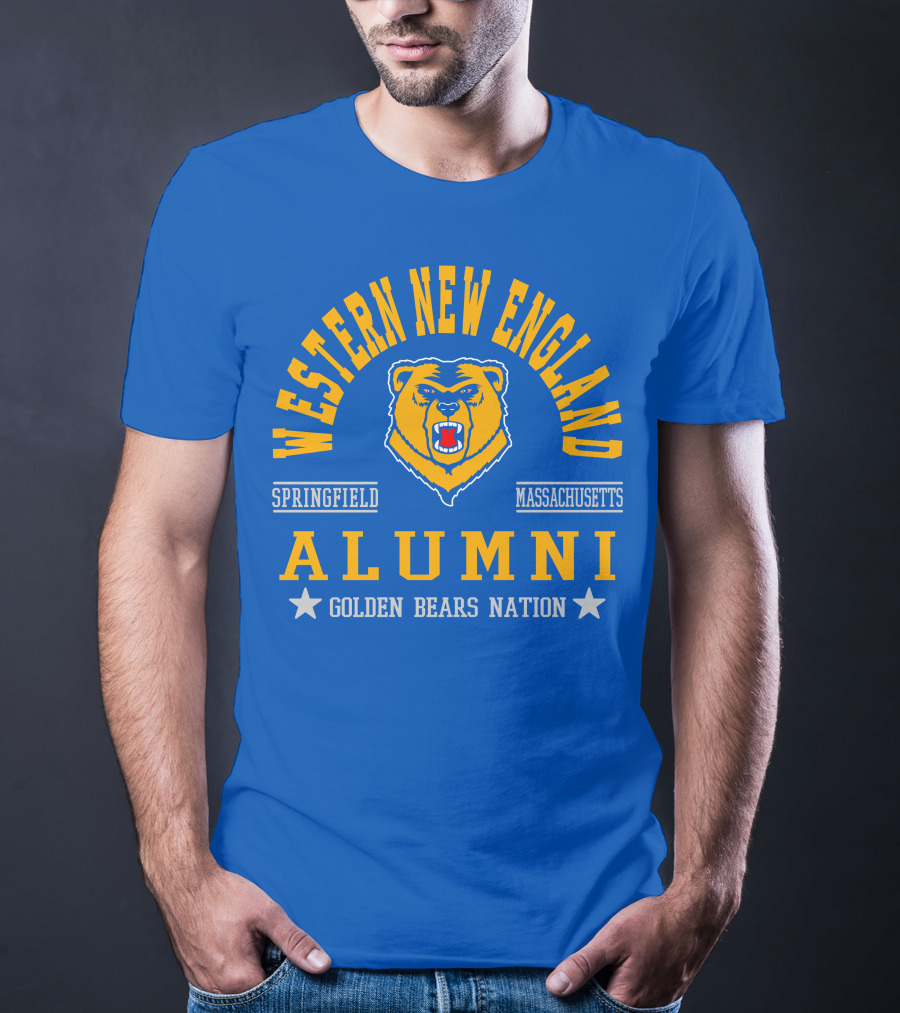 Western New England Alumni Springfield Massachusetts Golden Bears Nation T-Shirt