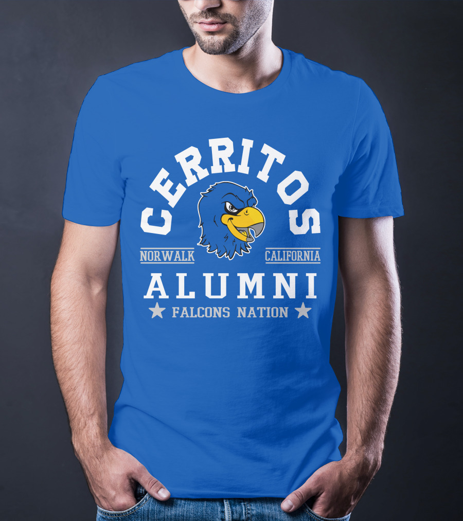 Cerritos Norwalk California Alumni Falcons Nation T-Shirt