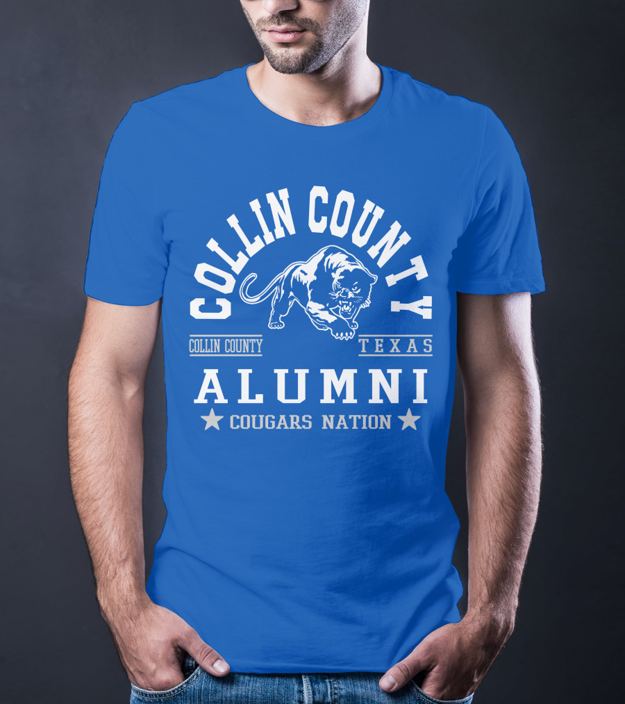 Collin County Texas Alumni Cougars Nation T-Shirt