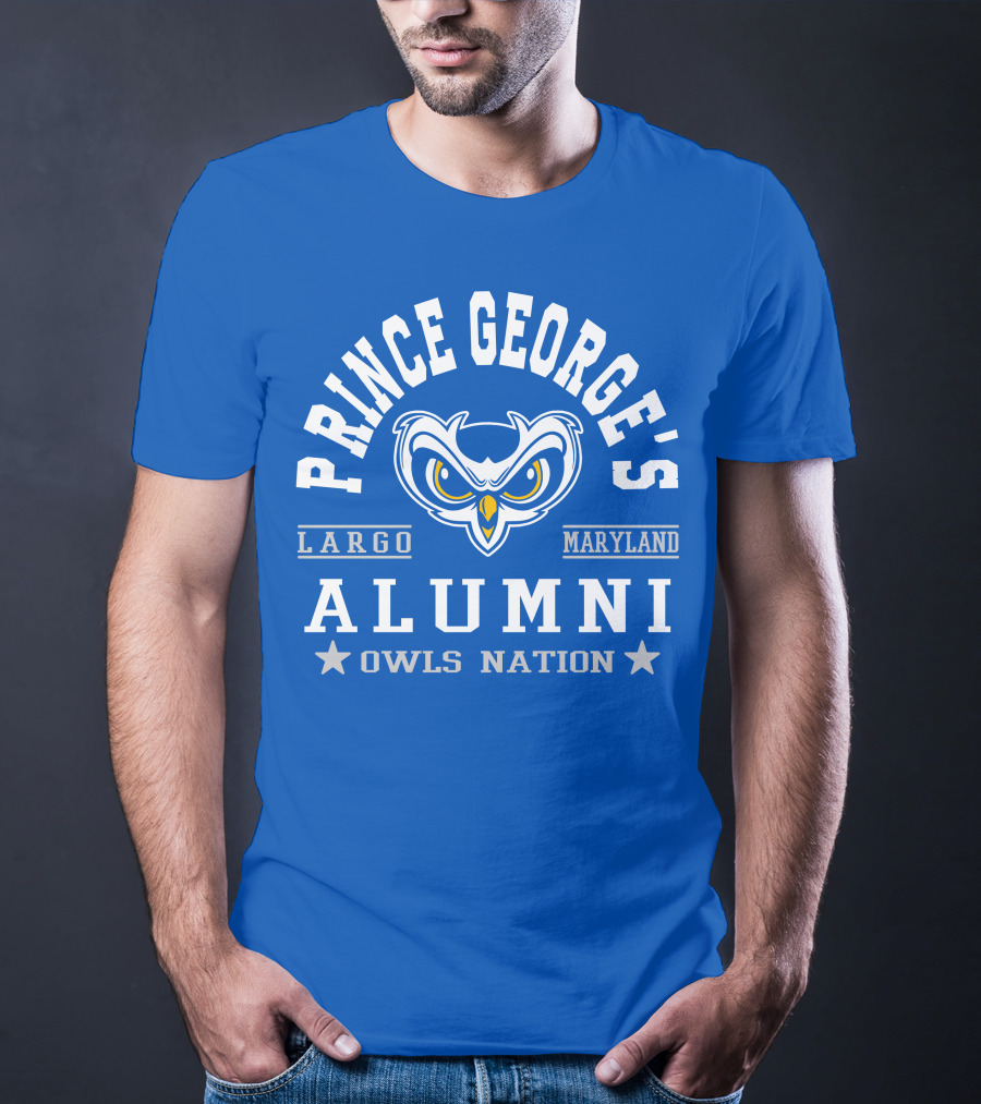 Prince George's College Alumni Owls Nation Largo Maryland T-Shirt