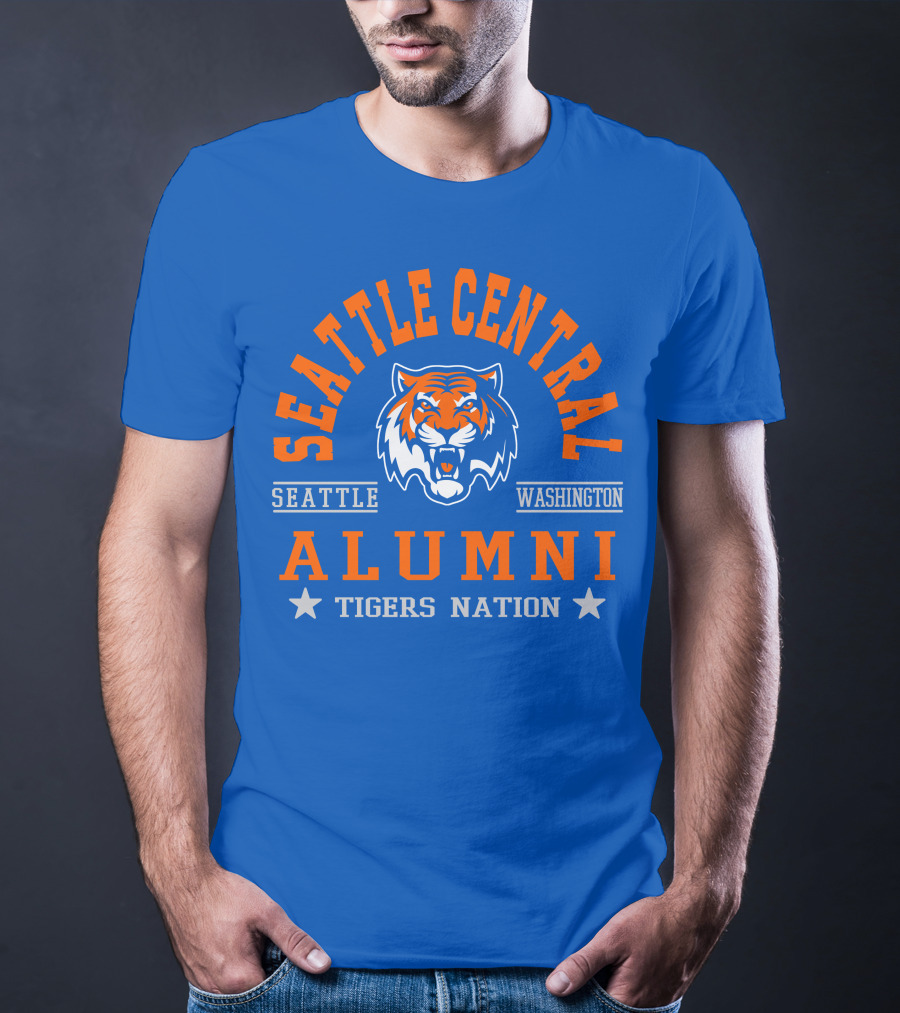 Seattle Central Alumni Washington Tigers Nation T-Shirt