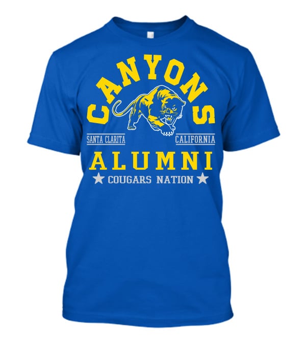 Canyons Alumni Santa Clarita California Cougars Nation T-Shirt