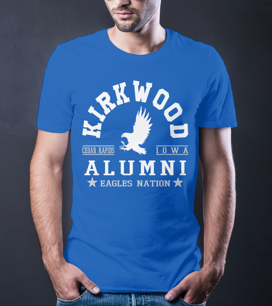 Kirkwood Cedar Rapids Iowa Alumni Eagles Nation T-Shirt