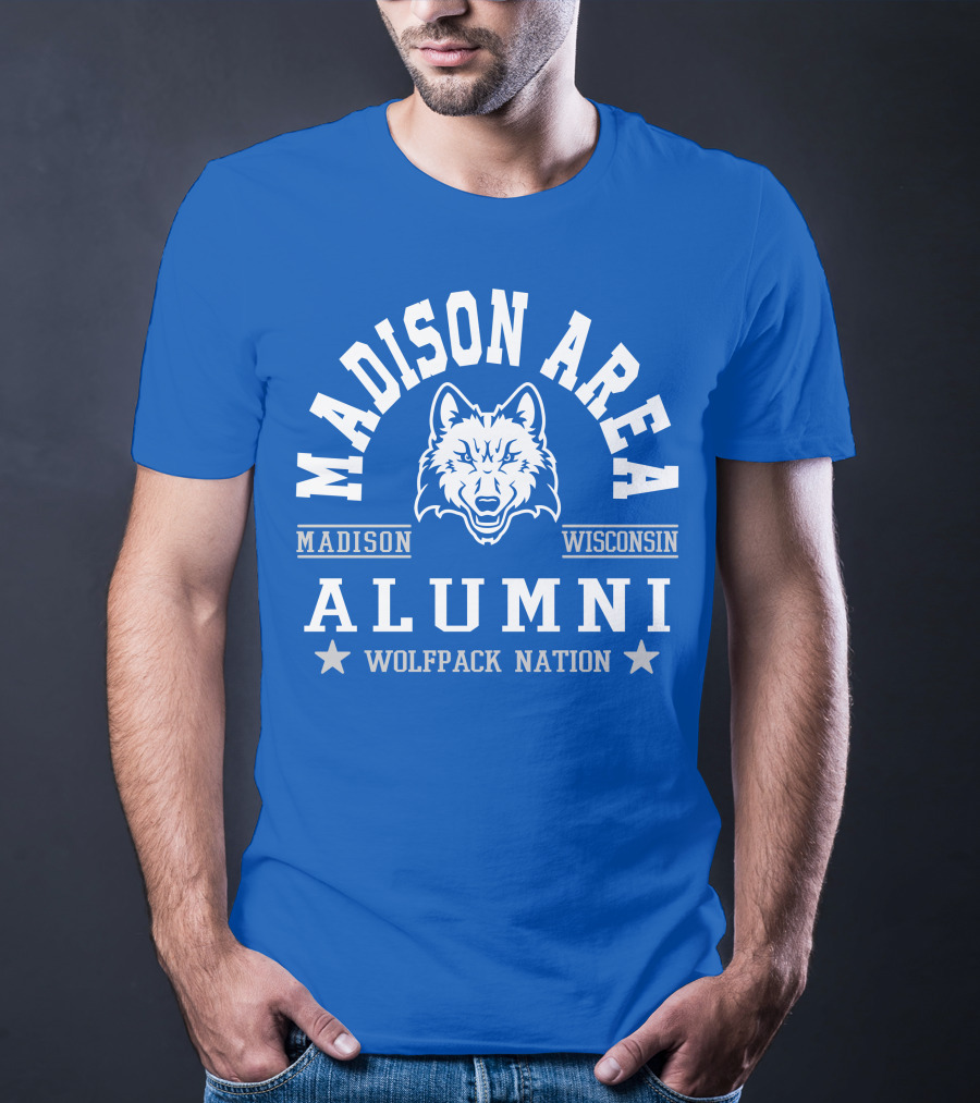 Madison Area Alumni Wolfpack Nation Wisconsin T-Shirt