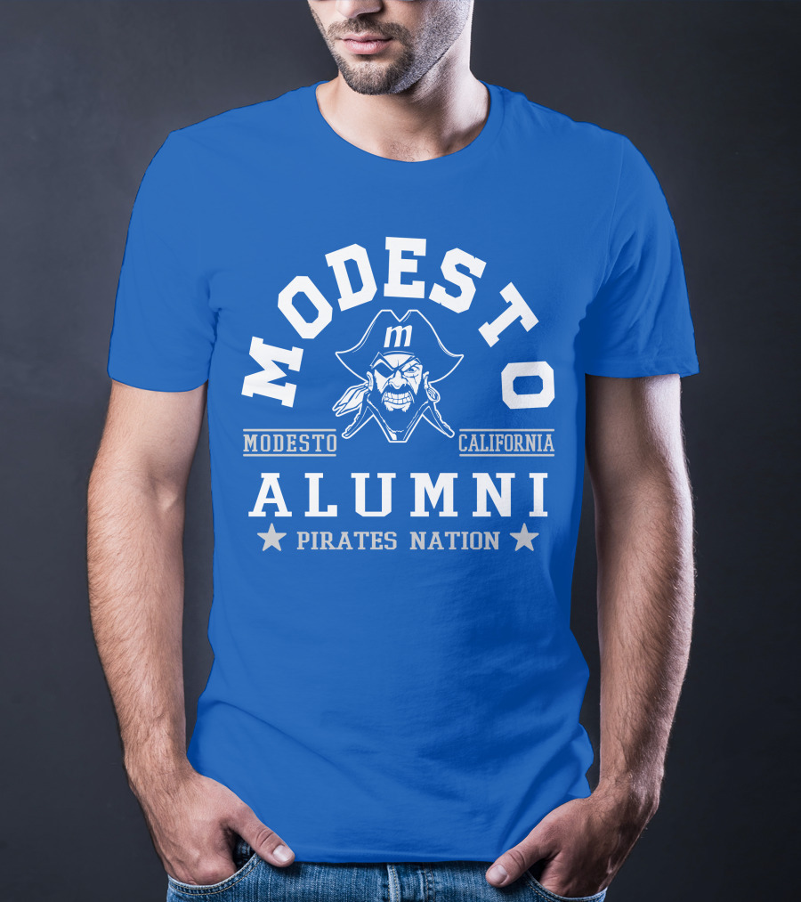 Modesto California Pirates Alumni Nation T-Shirt