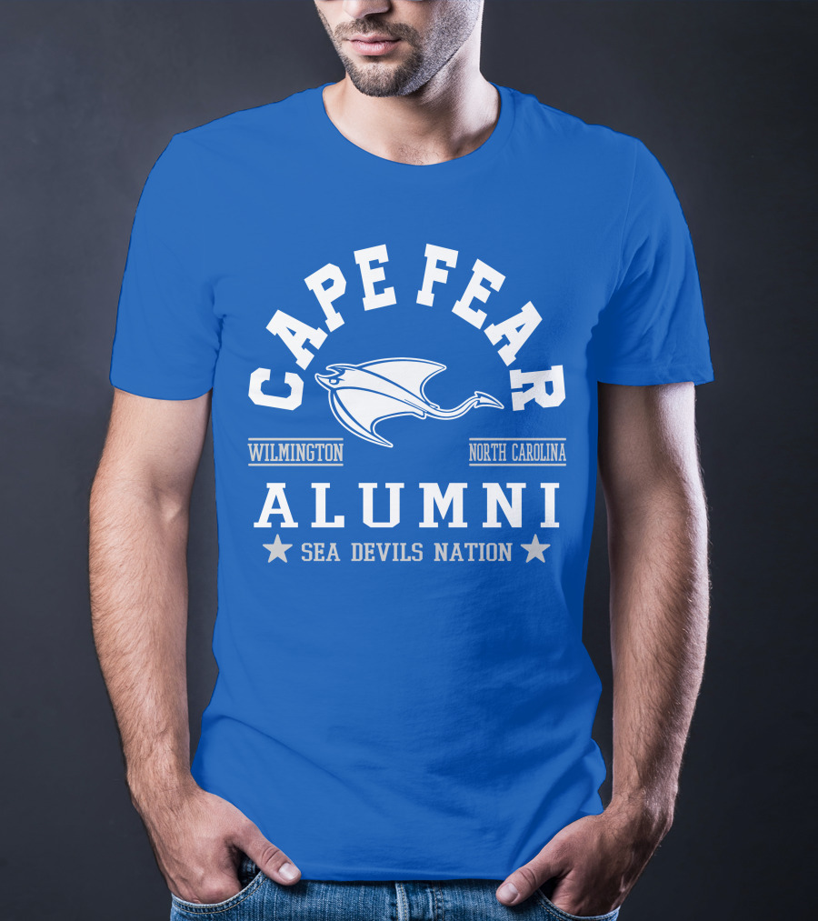 Cape Fear Alumni Wilmington North Carolina Sea Devils Nation T-Shirt