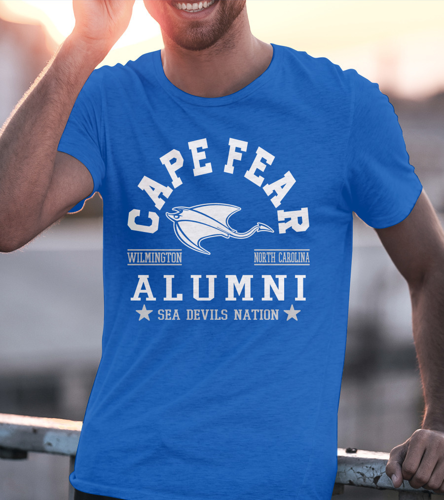 Cape Fear Alumni Wilmington North Carolina Sea Devils Nation T-Shirt
