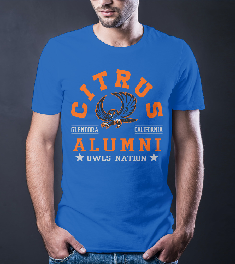 Citrus Alumni Owls Nation Glendora California T-Shirt