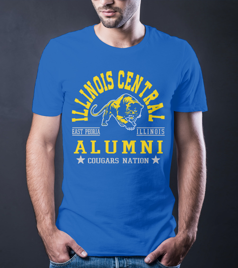 Illinois Central College Alumni East Peoria Cougars Nation T-Shirt