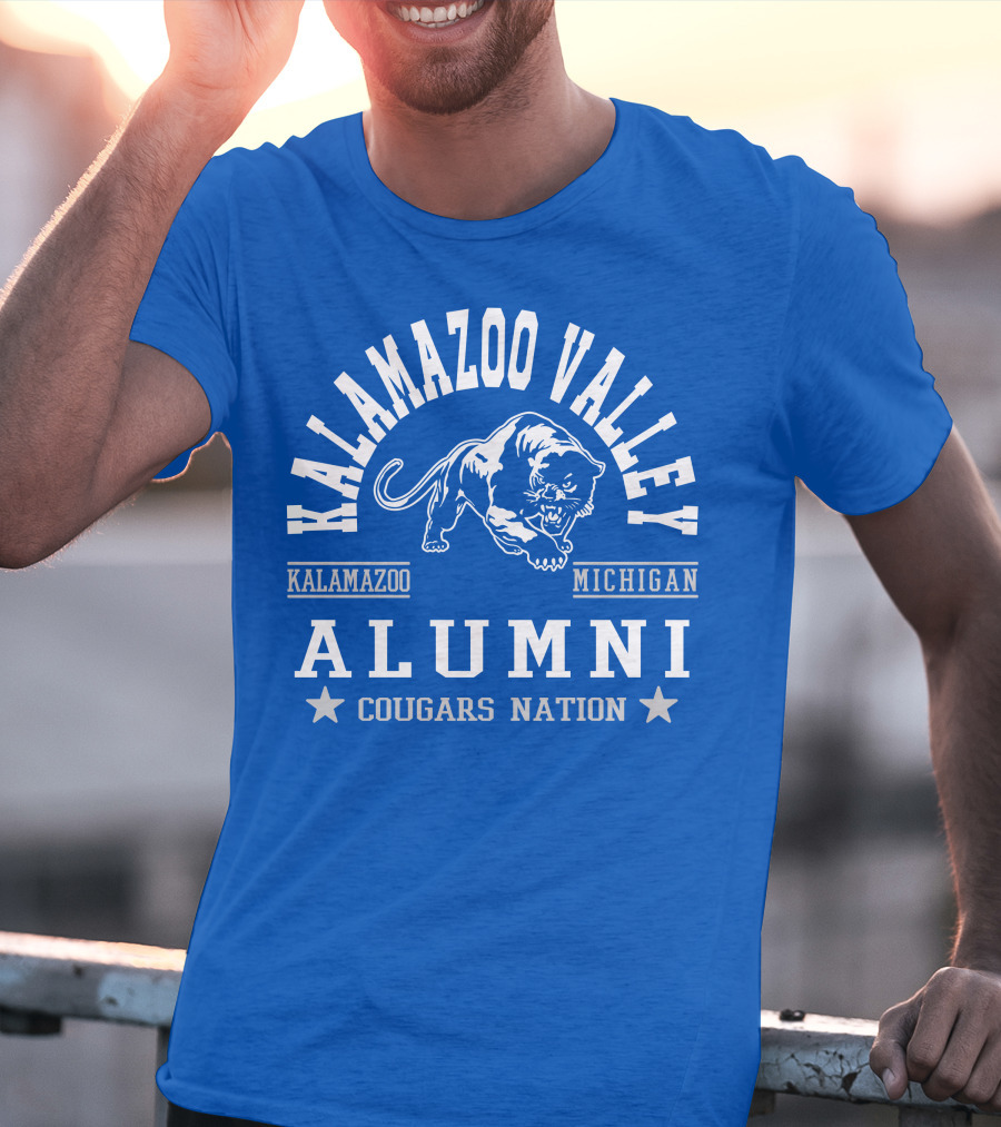 Kalamazoo Valley Alumni Cougars Nation Michigan T-Shirt